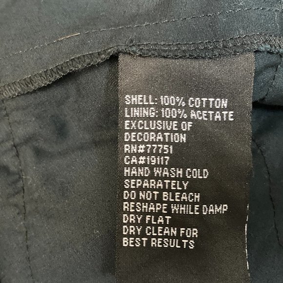 Betsey Johnson New York Vintage Black Tiered Dress Size 6(small) Cotton - Picture 9 of 10